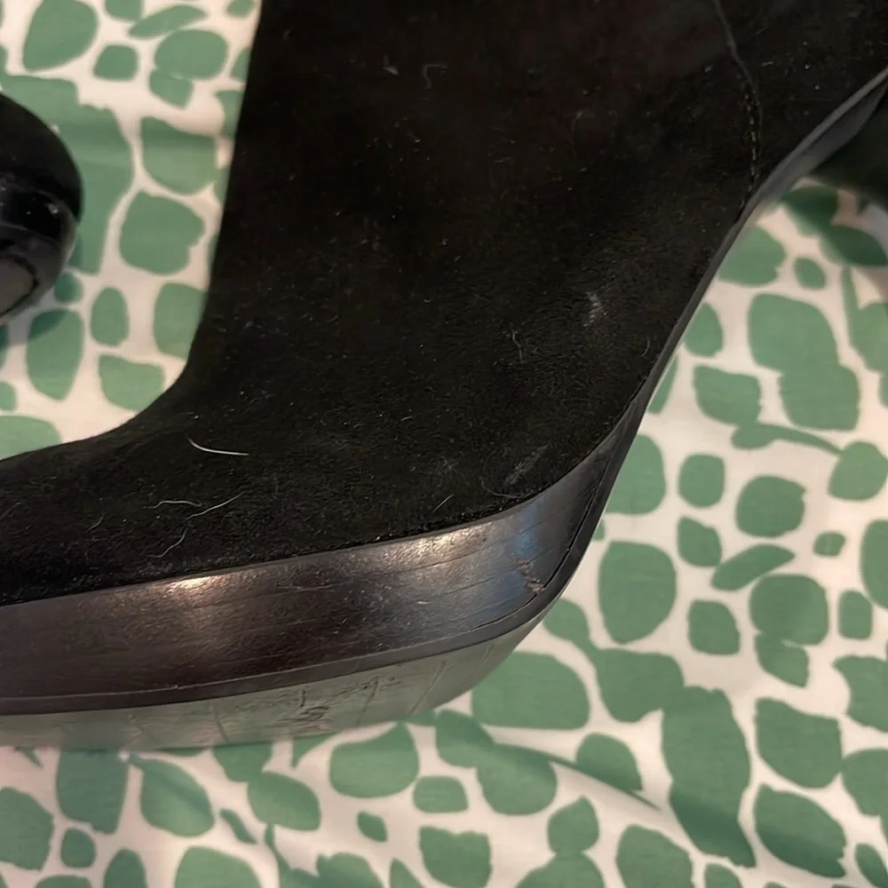 Sam Edelman Black Vesey Over the Knee Suede Boots